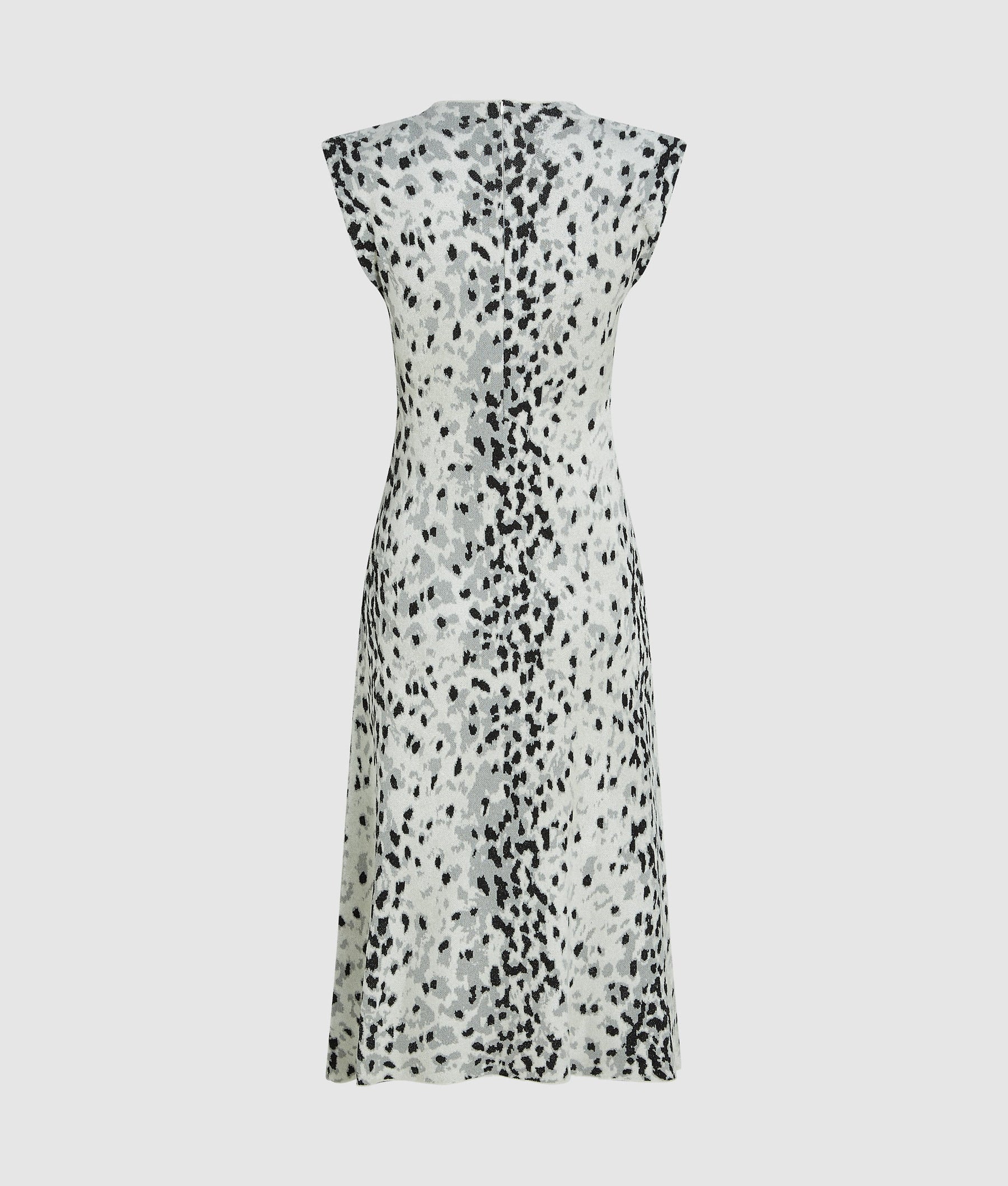 Snow leopard knitted dress