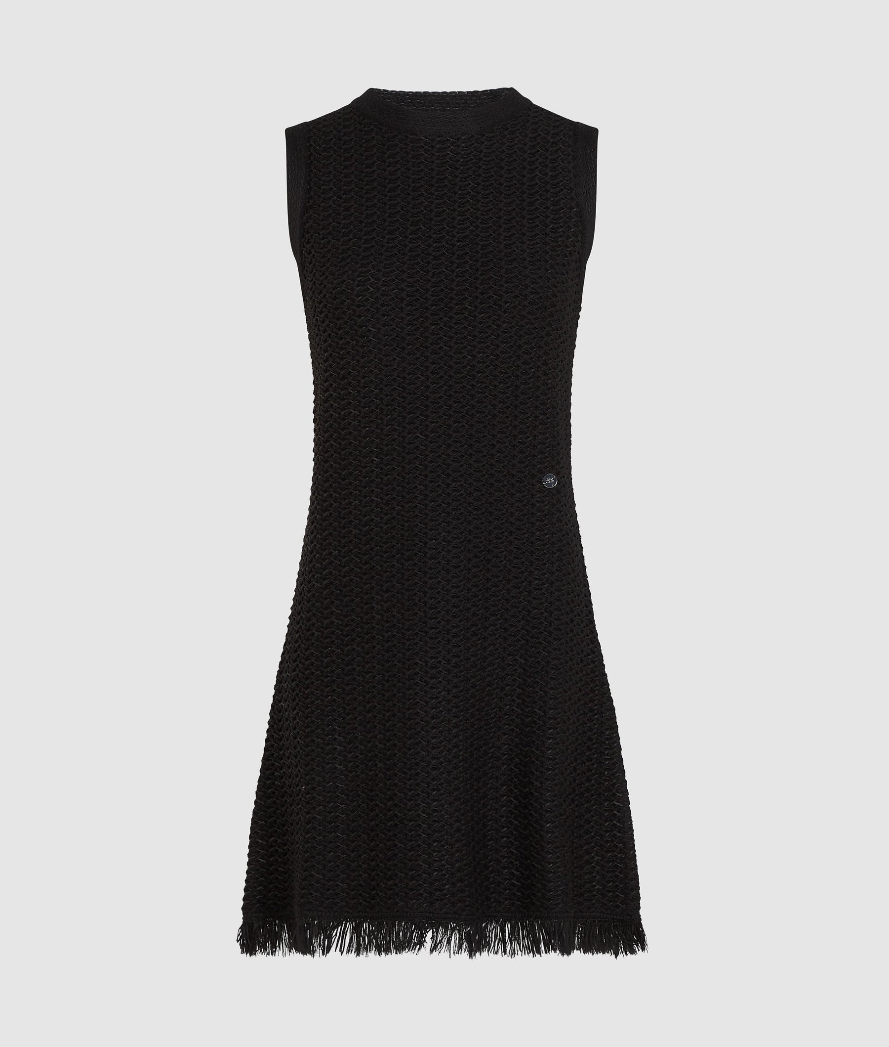 Textured knit dress