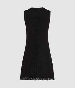 Textured knit dress