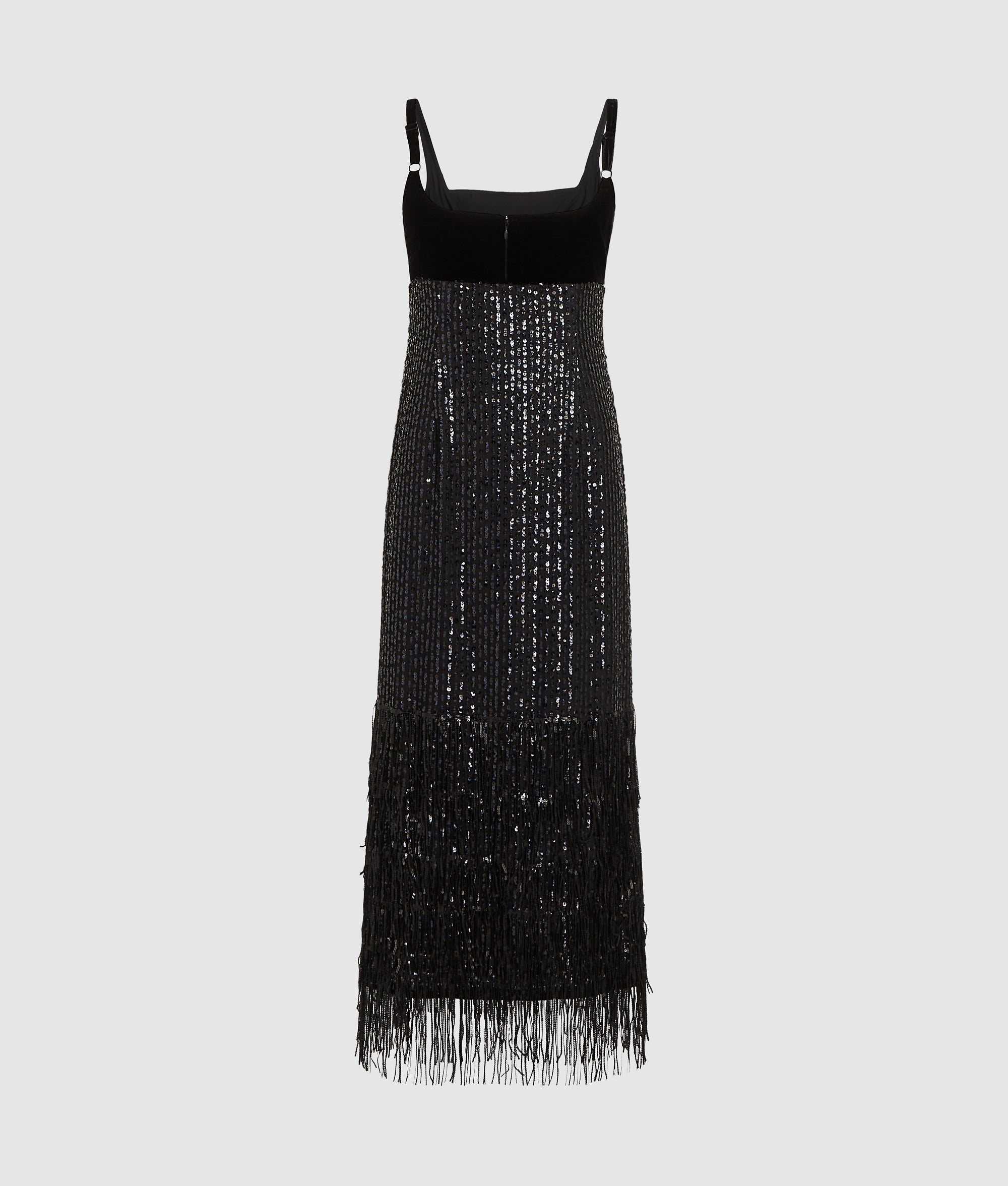 Fringed sequin dress
