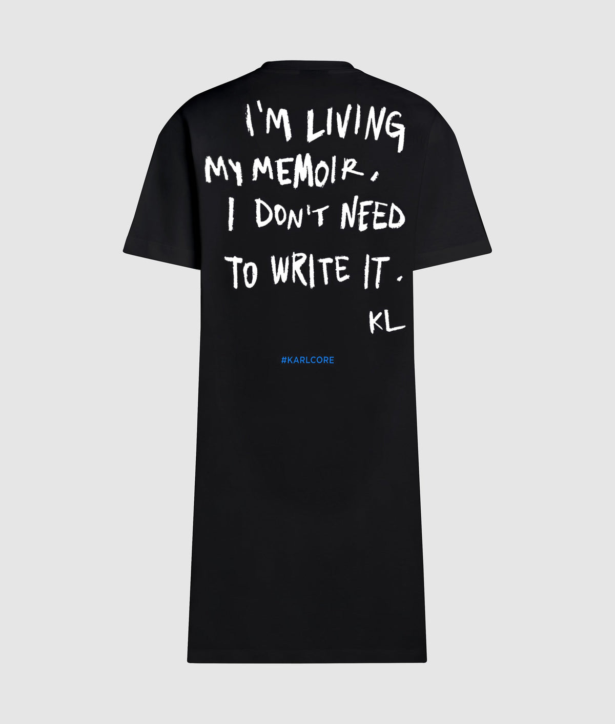 Karl quote T-shirt dress