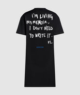 Karl quote T-shirt dress