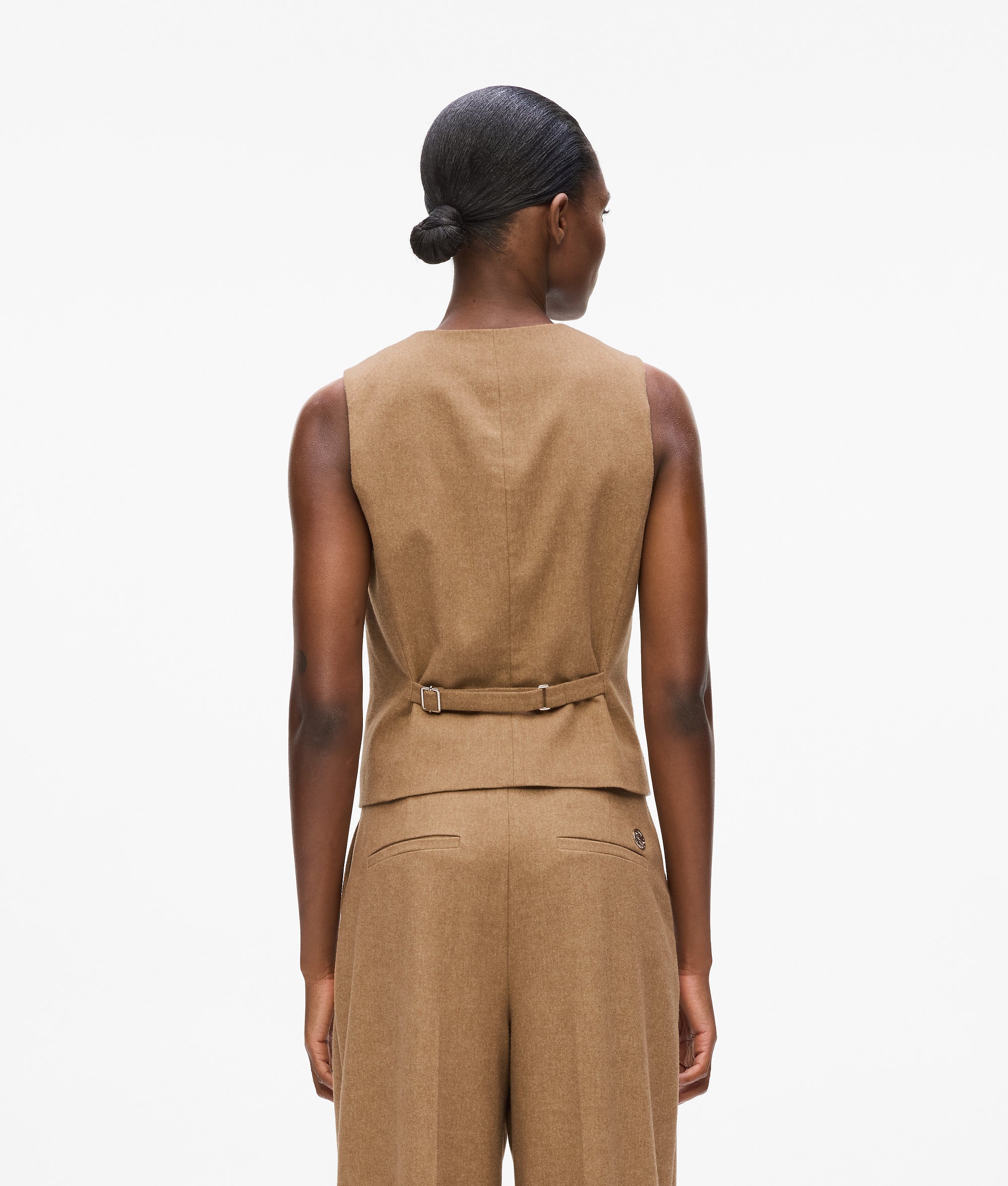 Wool-blend waistcoat