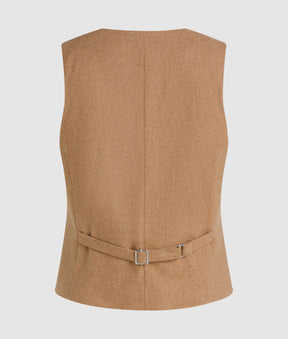 Wool-blend waistcoat