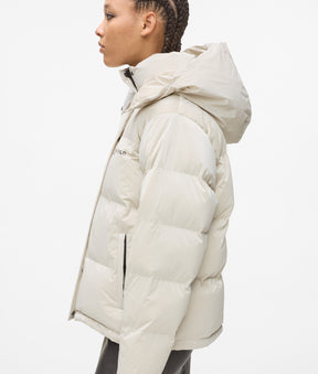 Pearlised puffer jacket