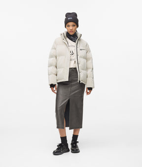 Shiny puffer jacket