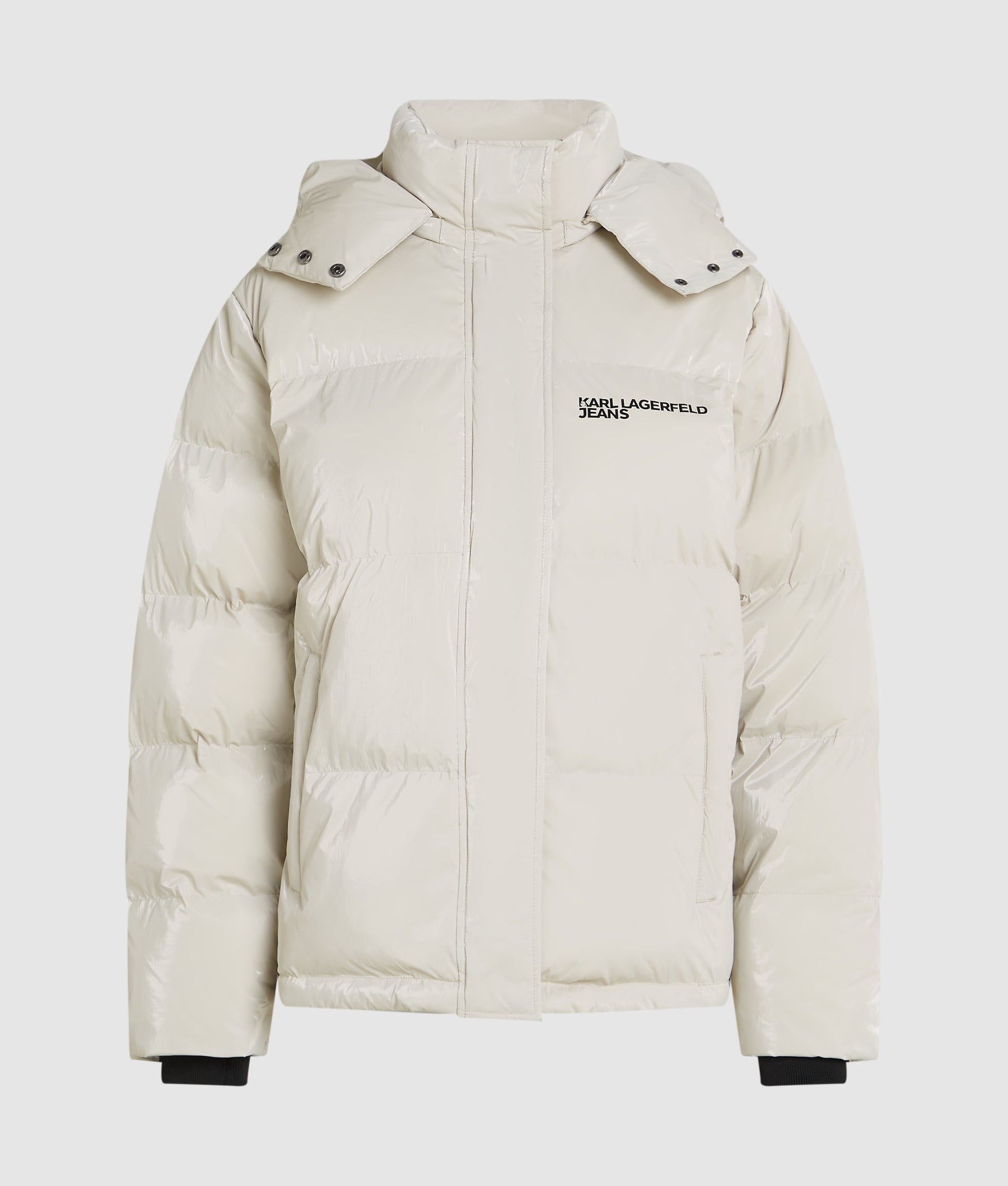 Shiny puffer jacket