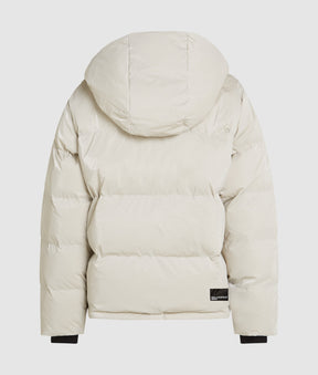 Pearlised puffer jacket