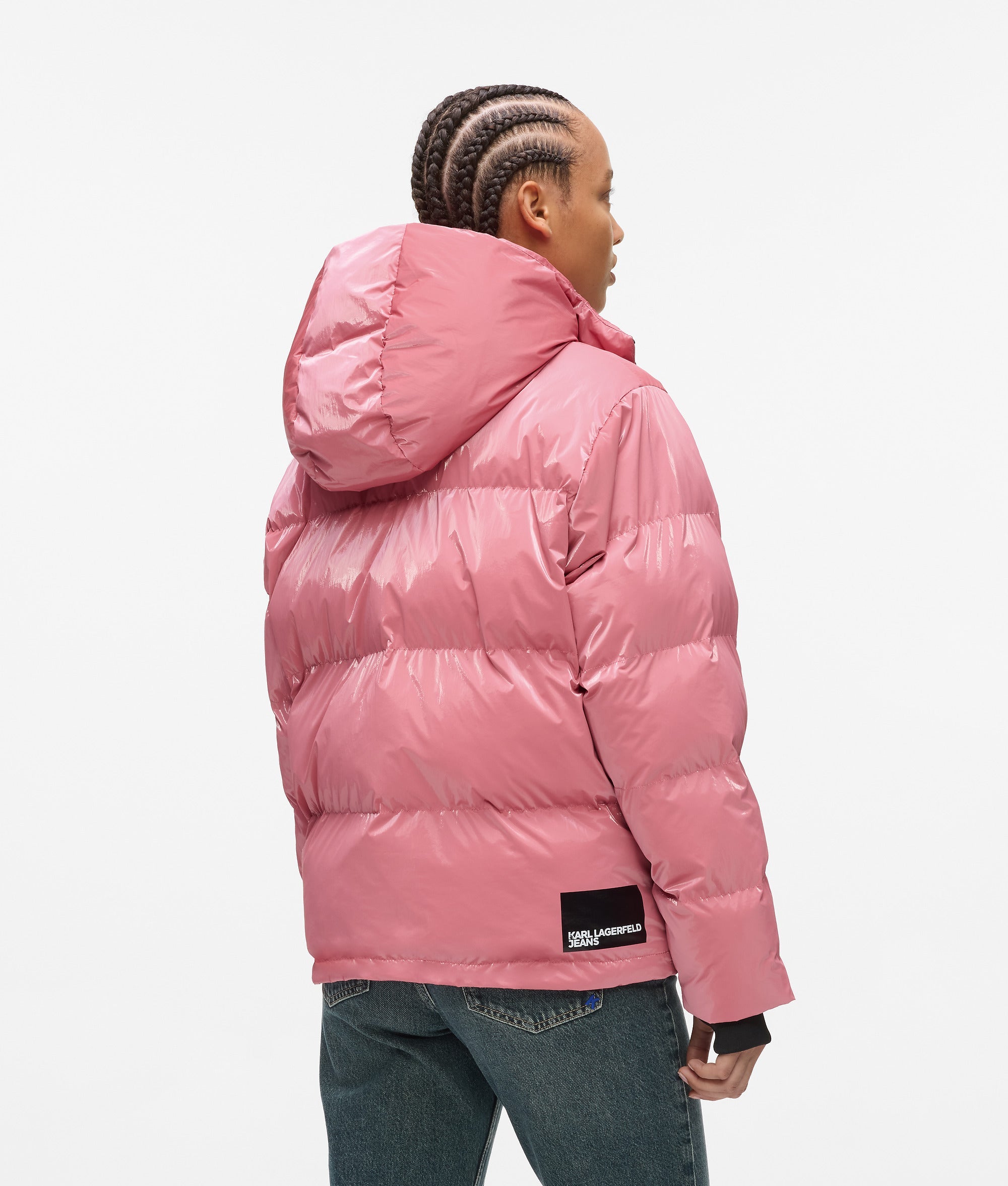 Shiny puffer jacket