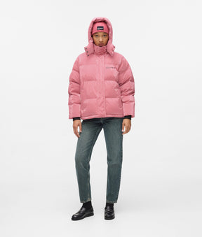 Pearlised puffer jacket