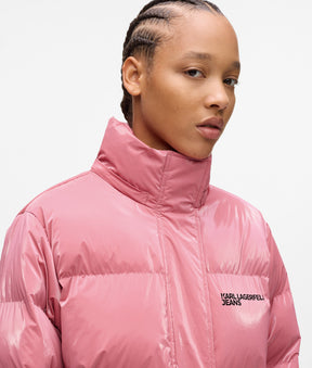 Shiny puffer jacket