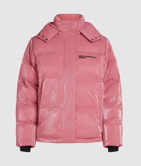 Pearlised puffer jacket