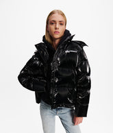 Pearlised puffer jacket