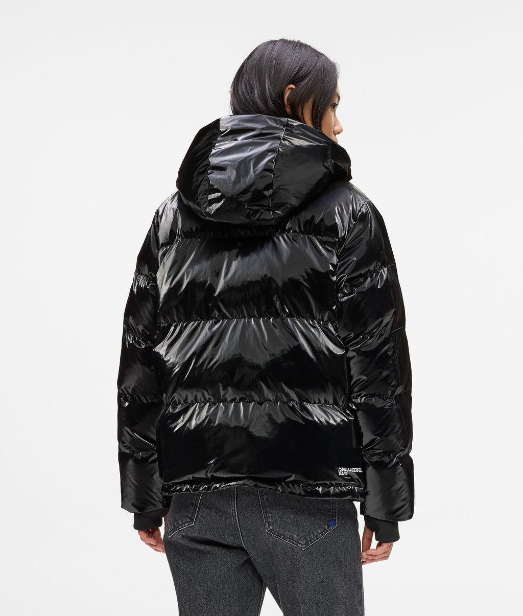 Shiny puffer jacket