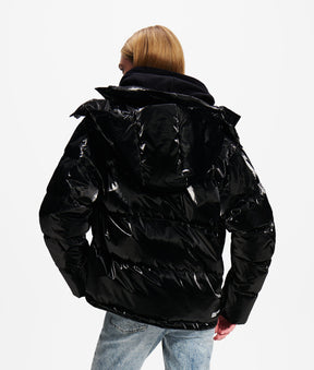 Pearlised puffer jacket