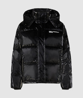 Pearlised puffer jacket