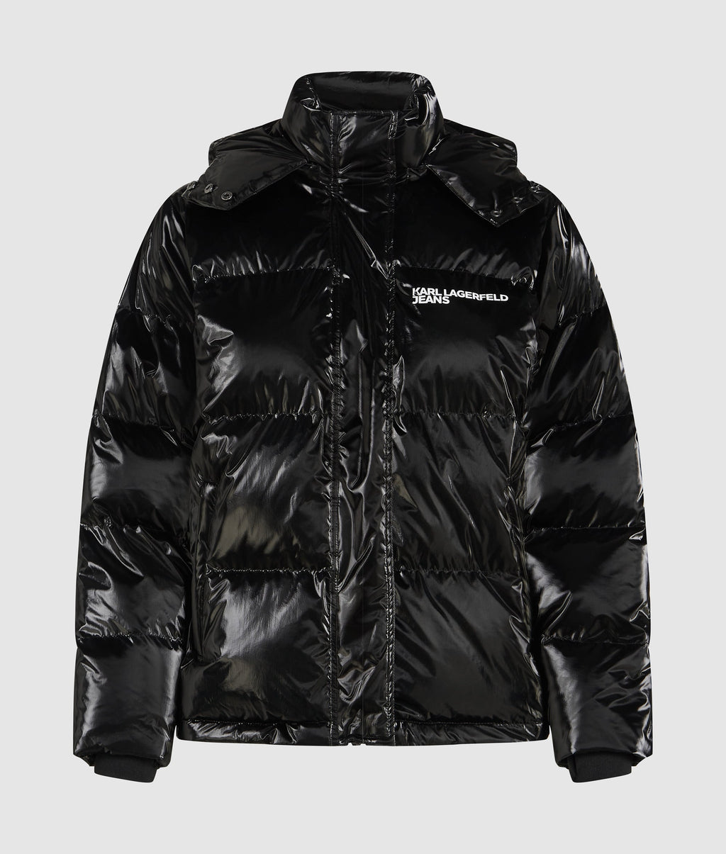 Shiny puffer jacket