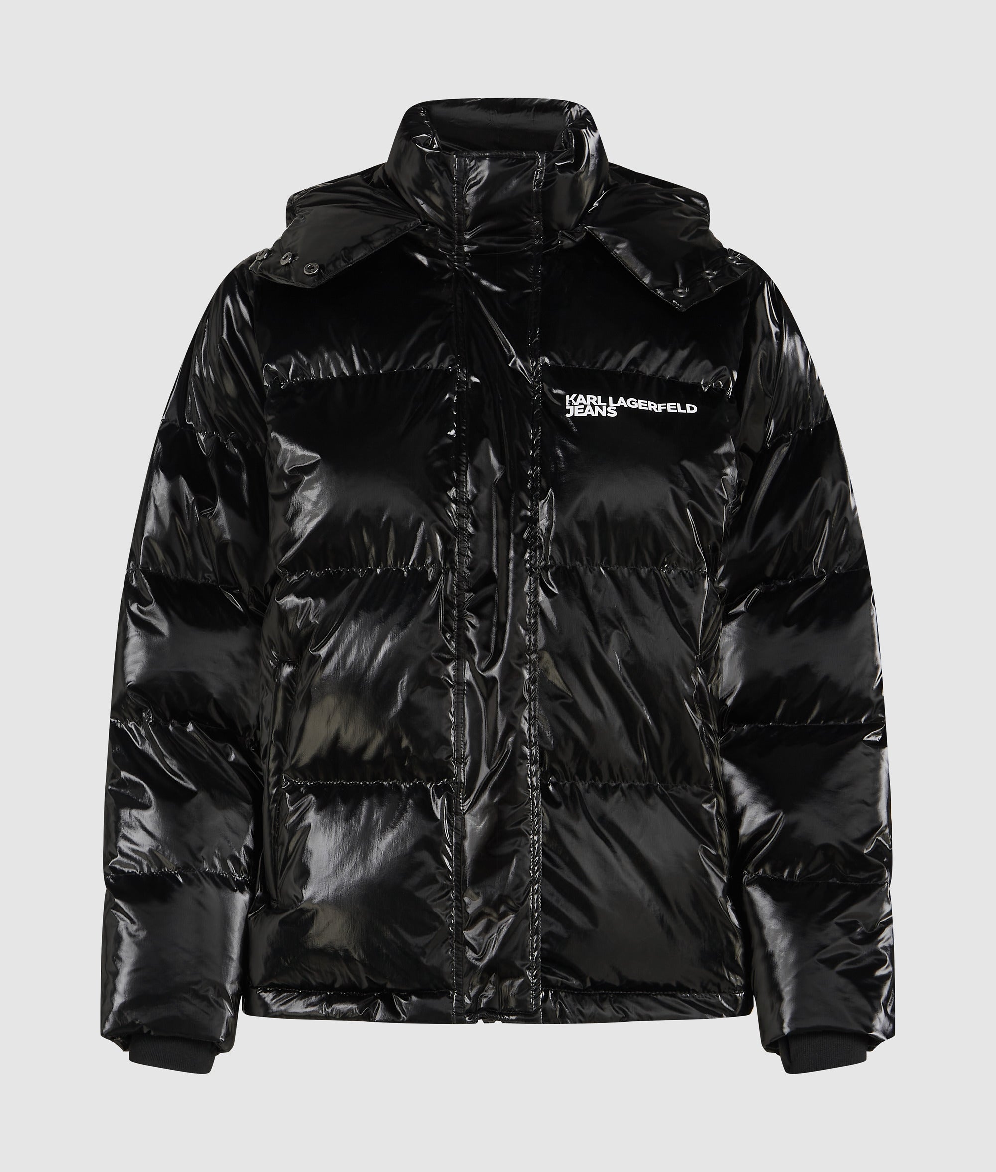 Shiny puffer jacket