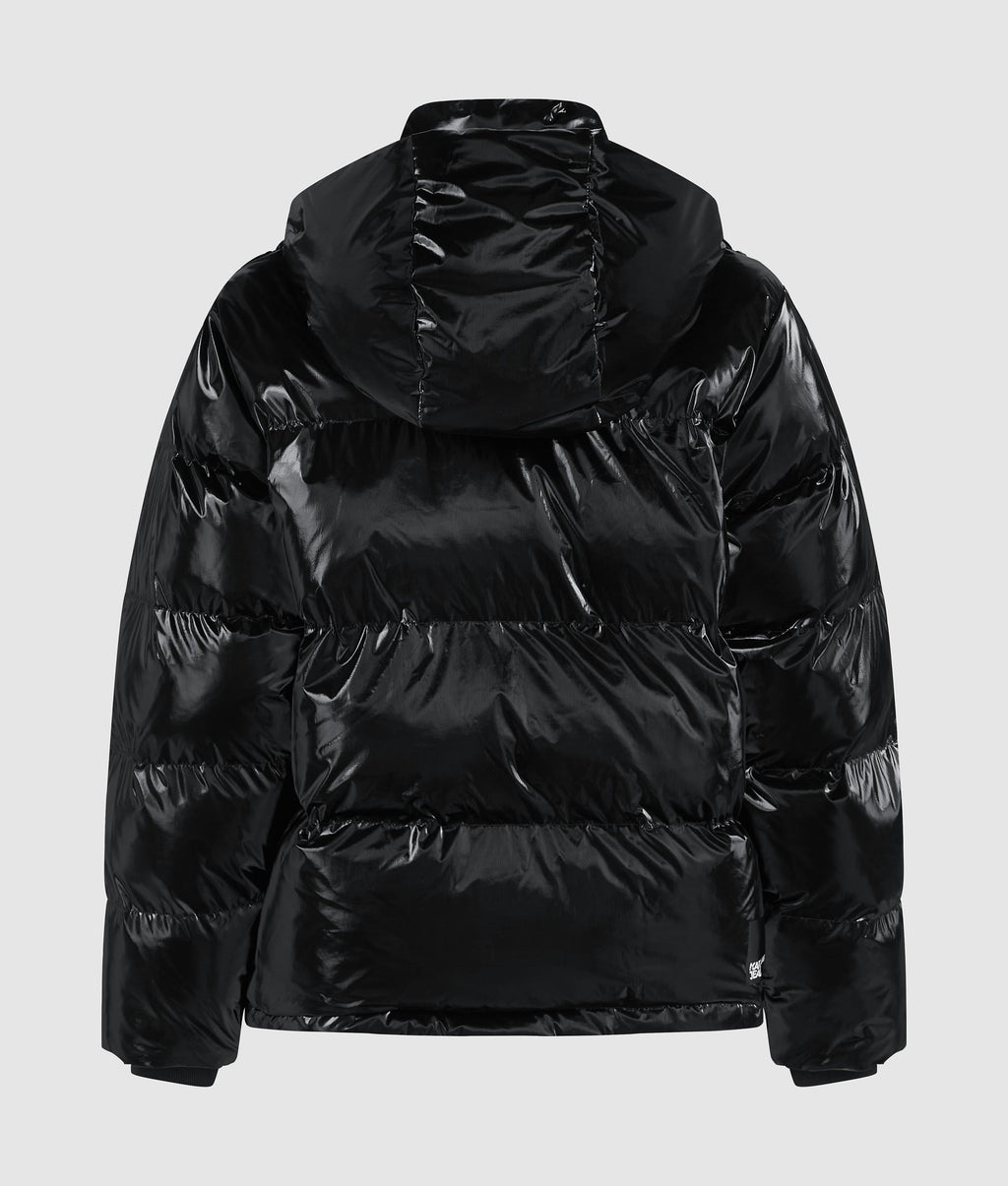 Shiny puffer jacket