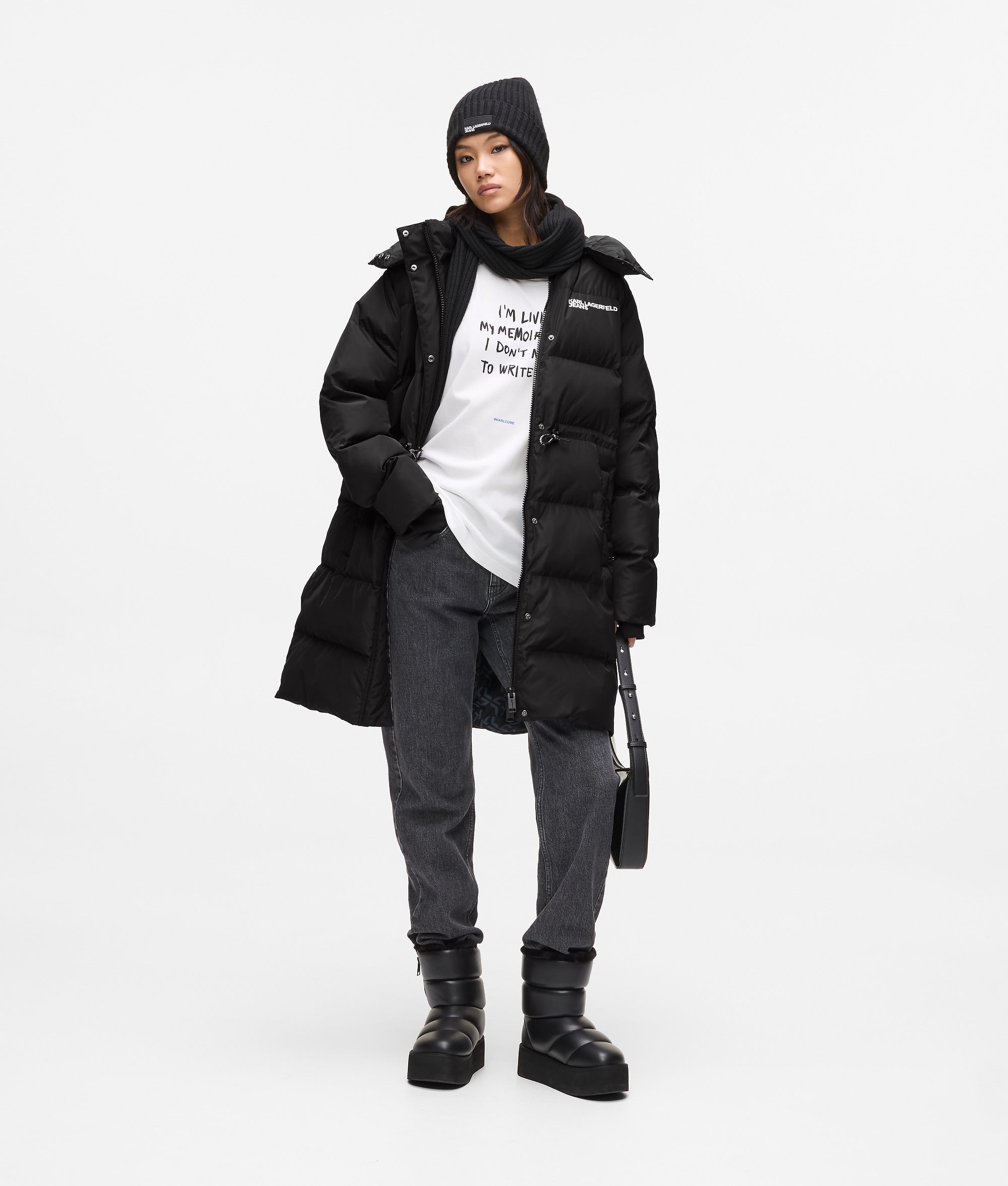 Long puffer jacket