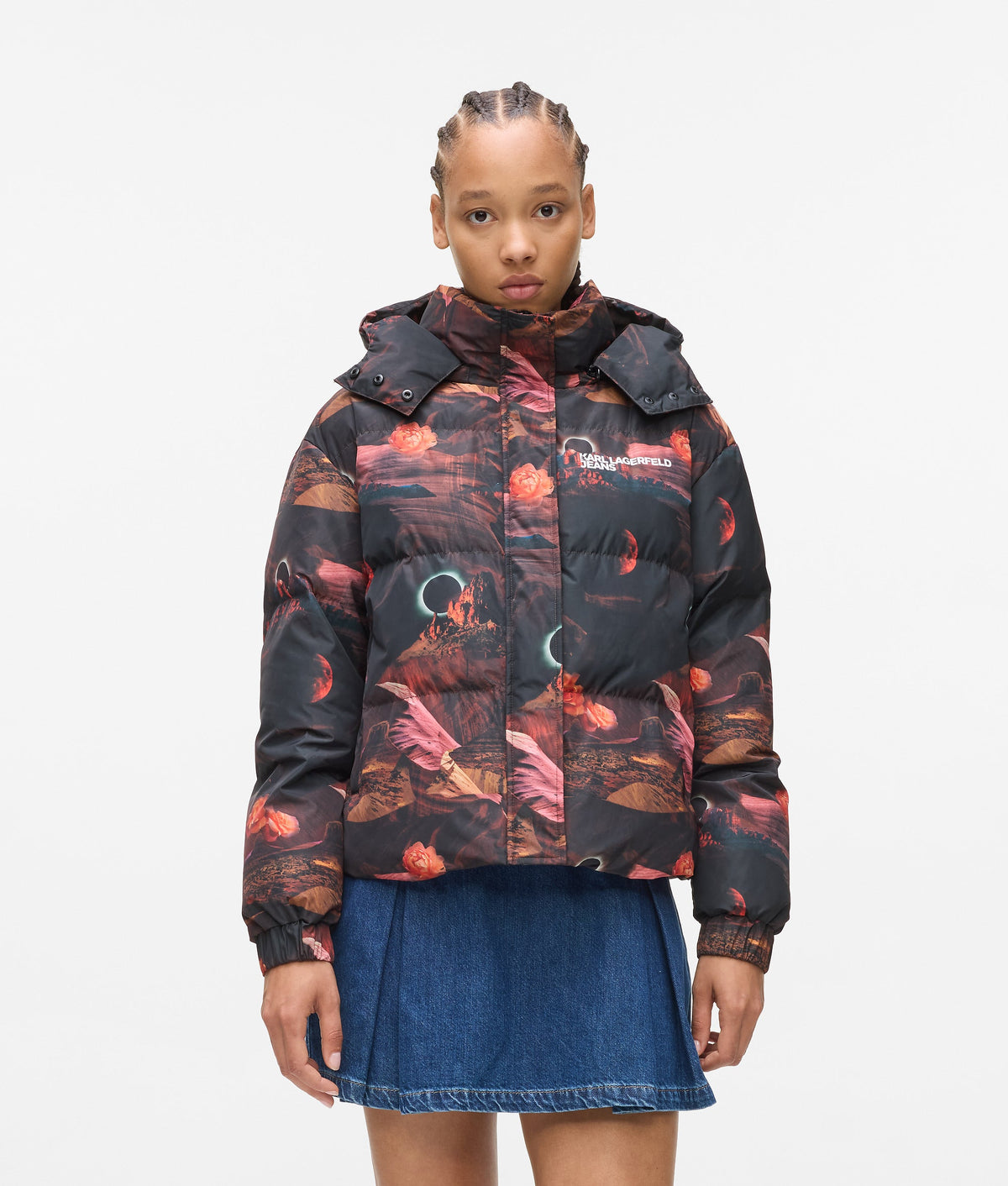 All-over-print anorak