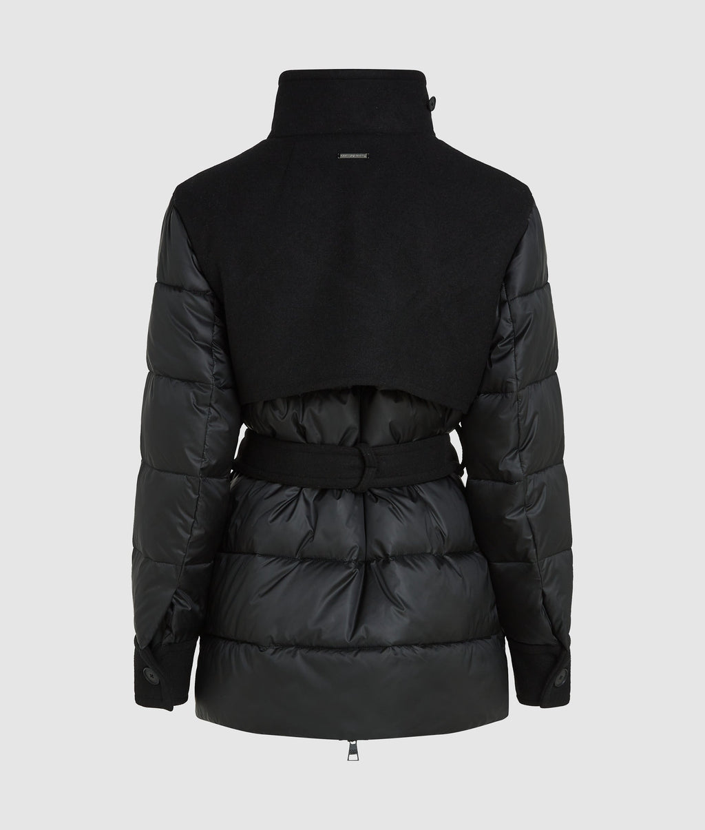 Wool-blend puffer jacket