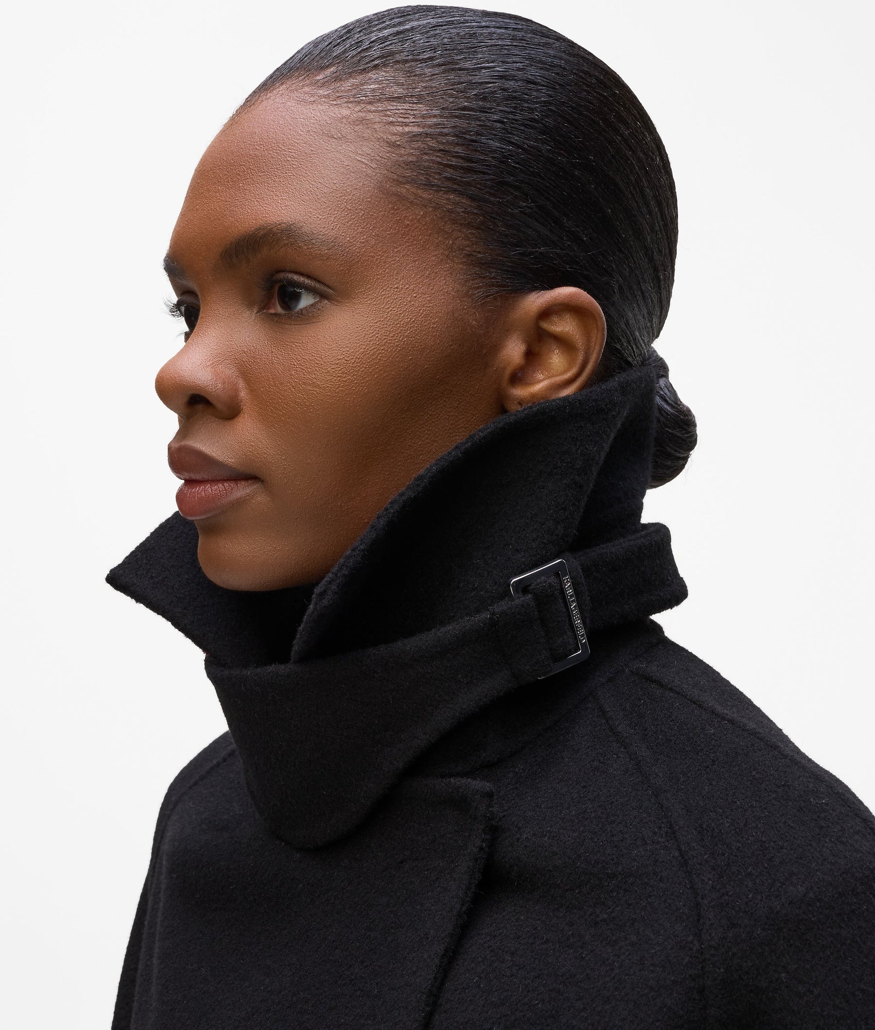 Belted long coat