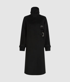 Belted long coat
