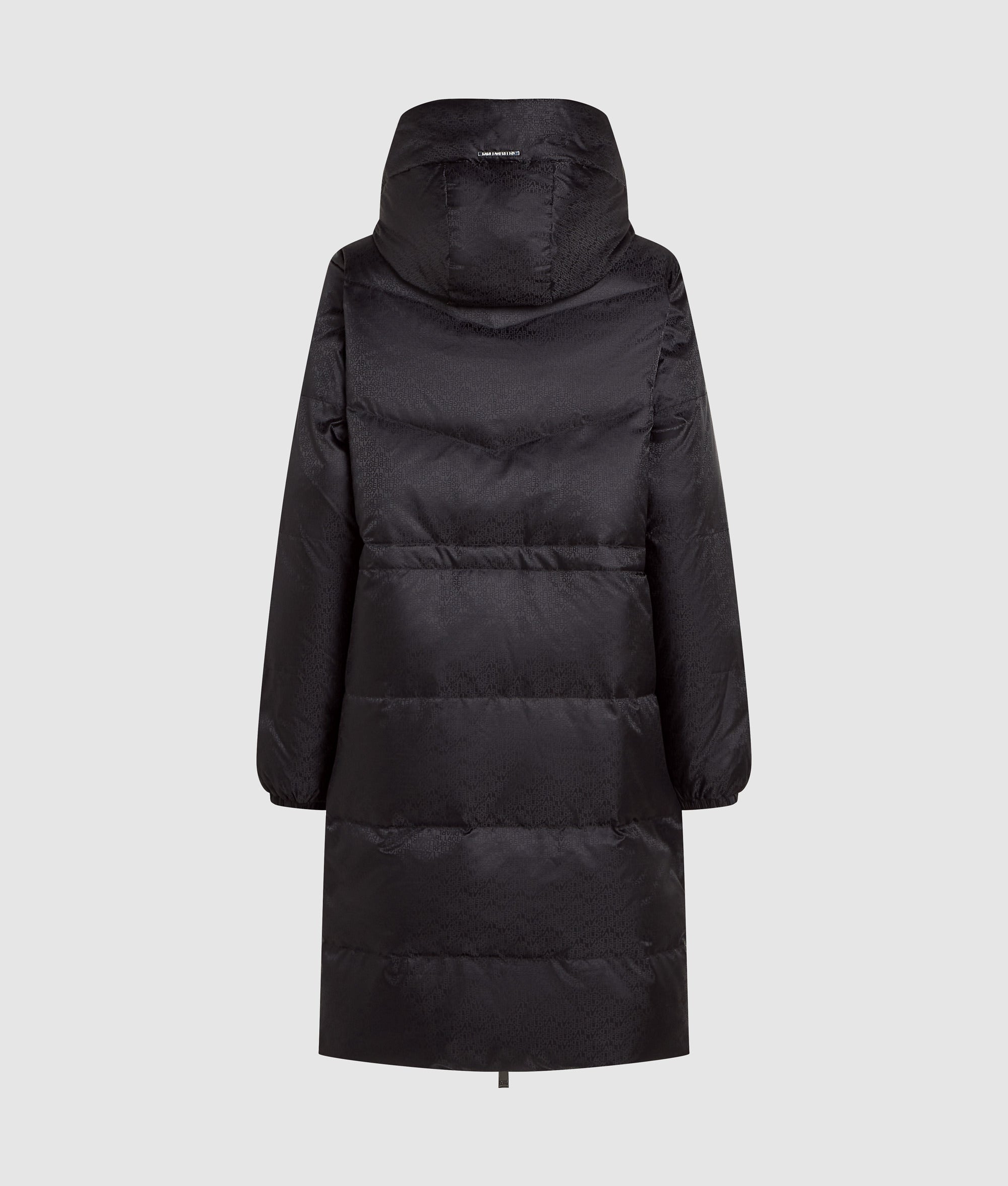 Reversible long puffer jacket
