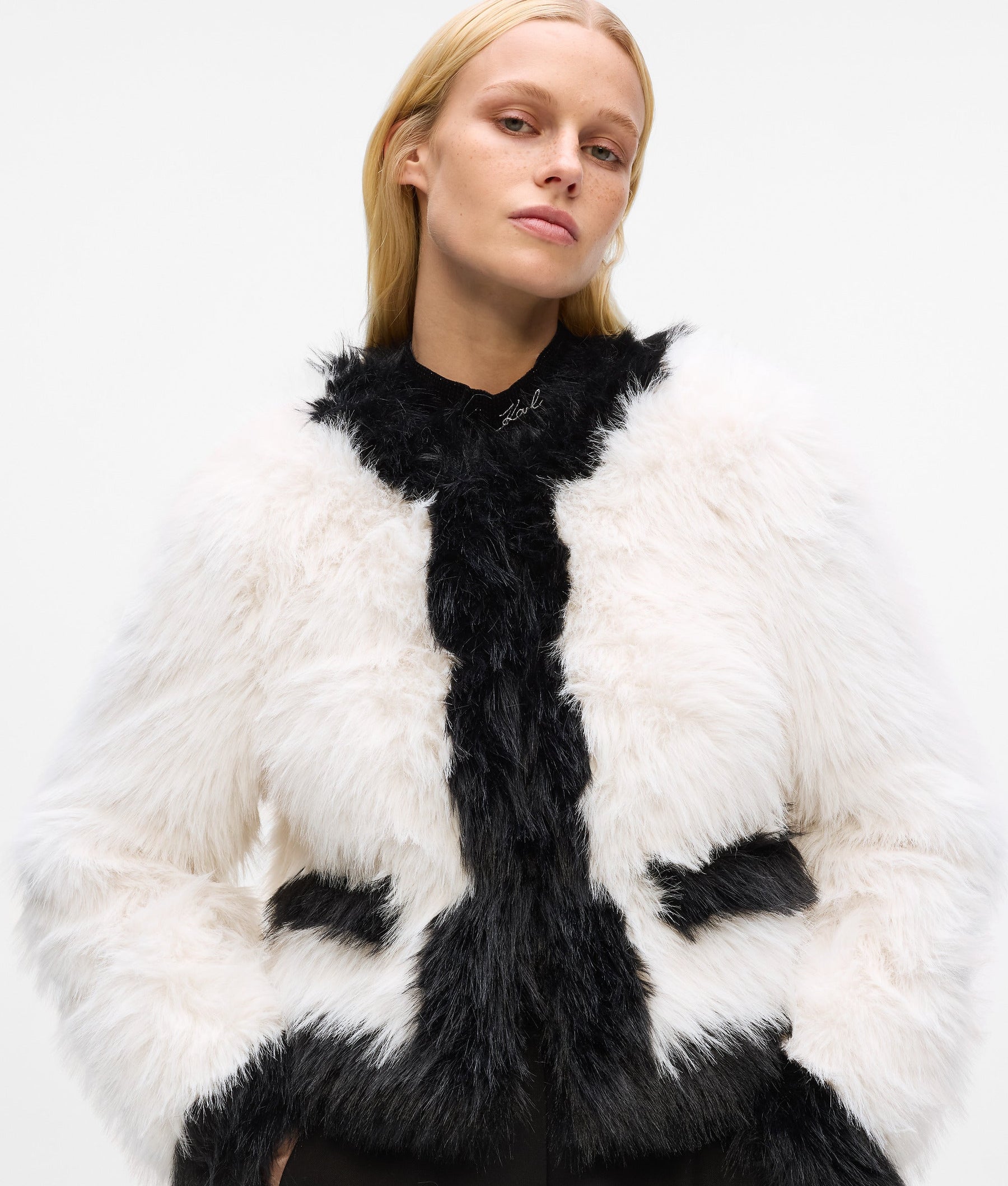 Faux-fur jacket