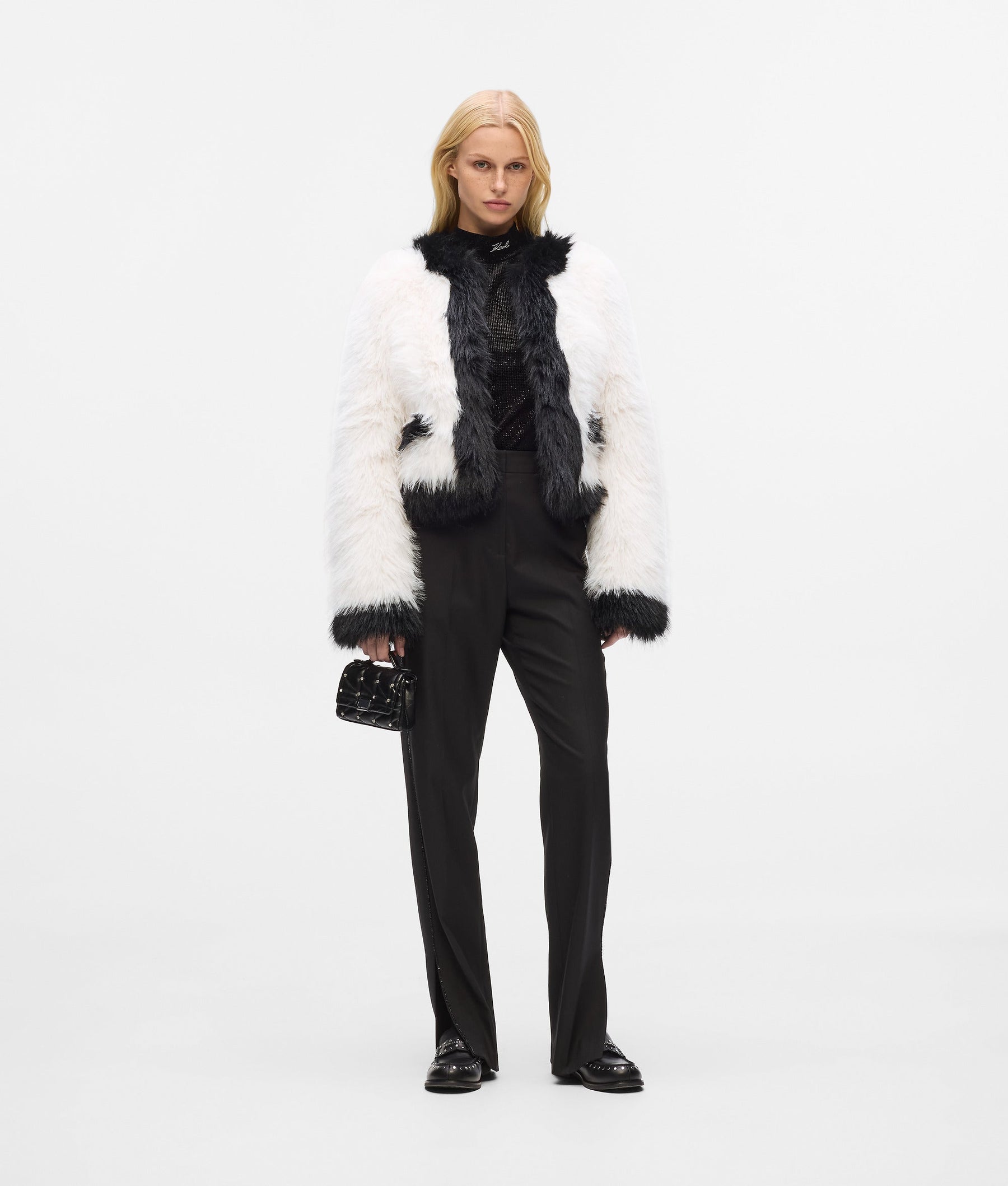 Faux-fur jacket