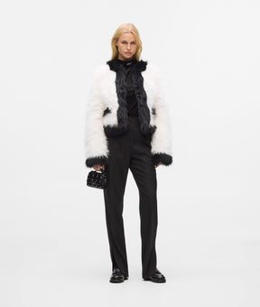 Faux-fur jacket