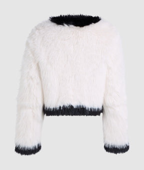 Faux-fur jacket