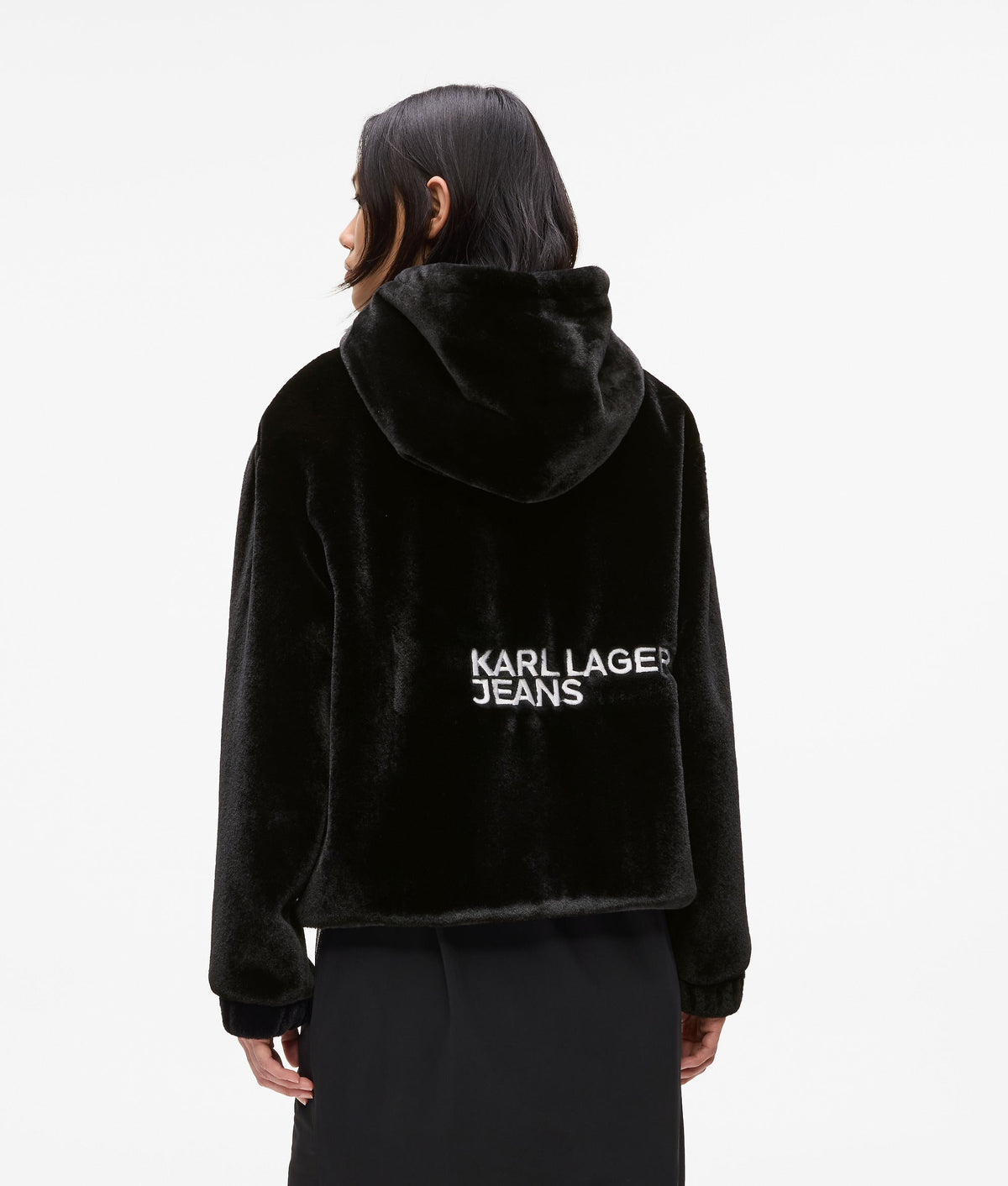 Faux-fur jacket