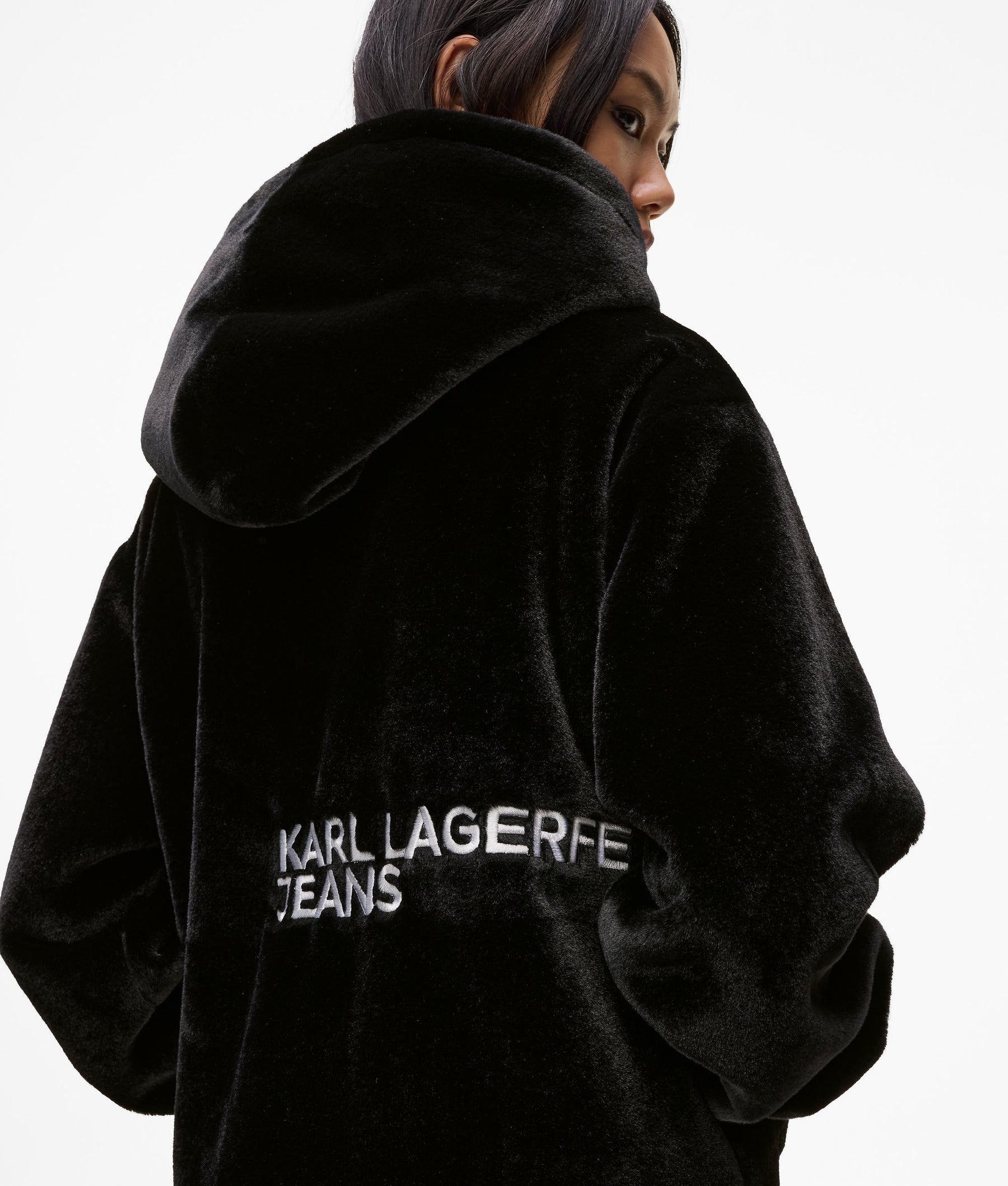 Faux-fur jacket