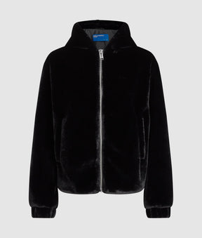 Faux-fur jacket