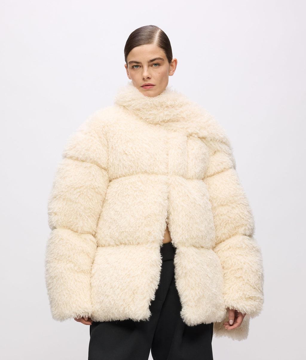KL Studio faux-fur coat