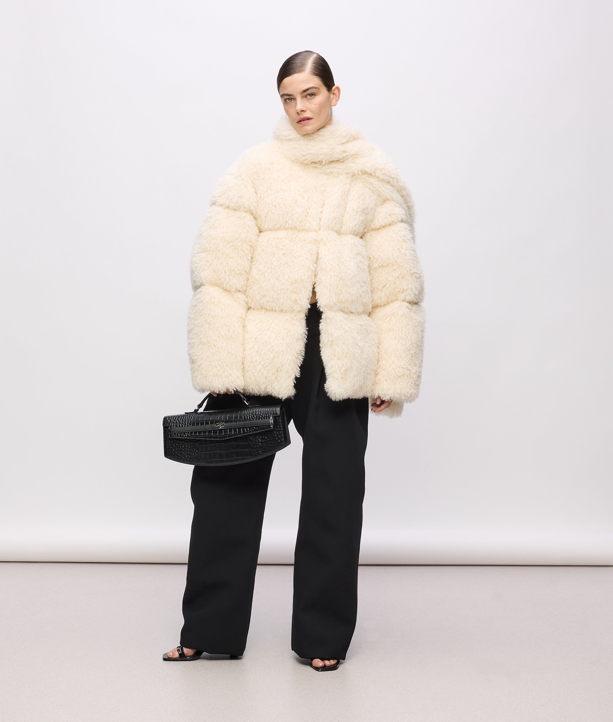 KL Studio faux-fur coat