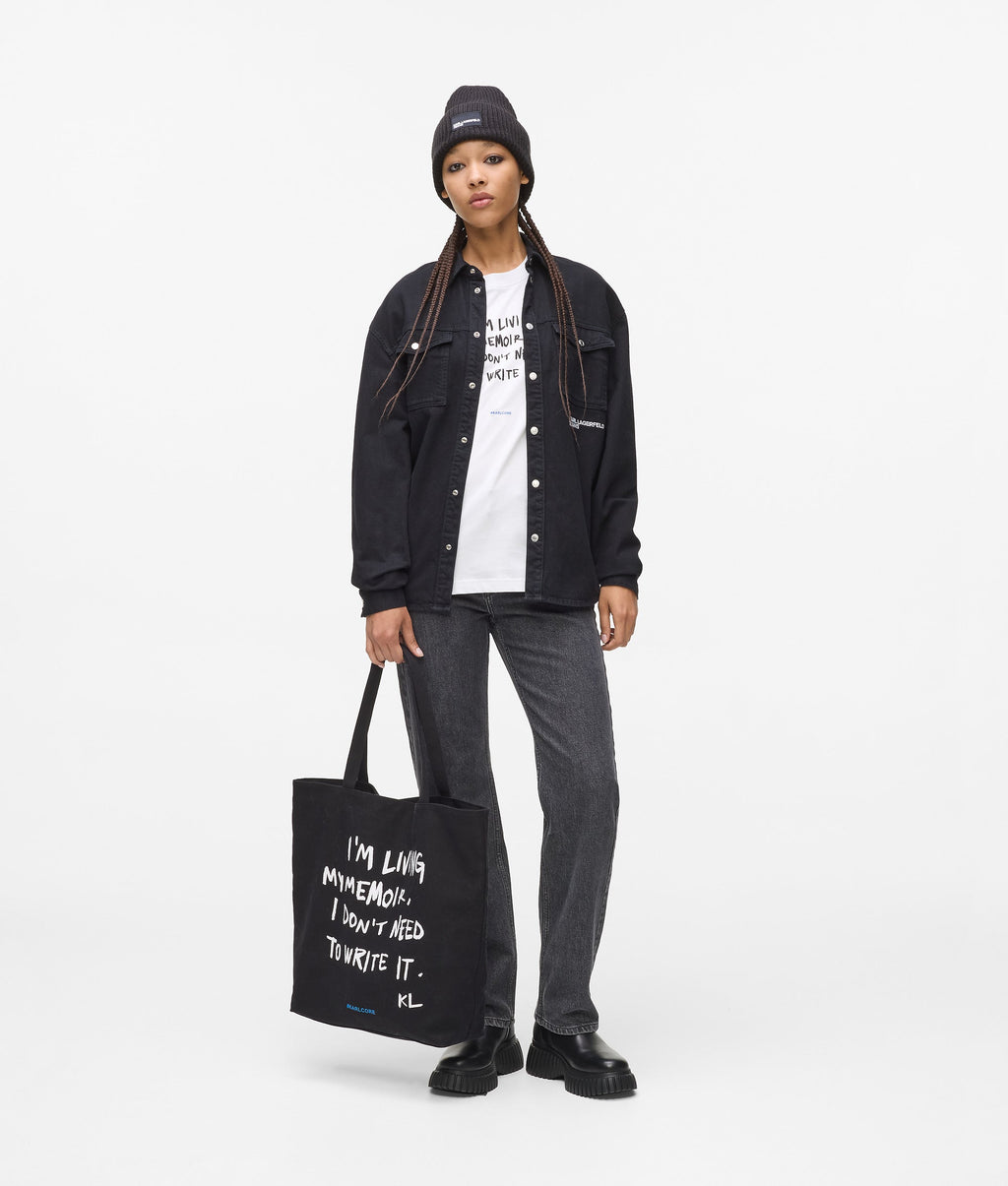 Relaxed Karl quote T-shirt