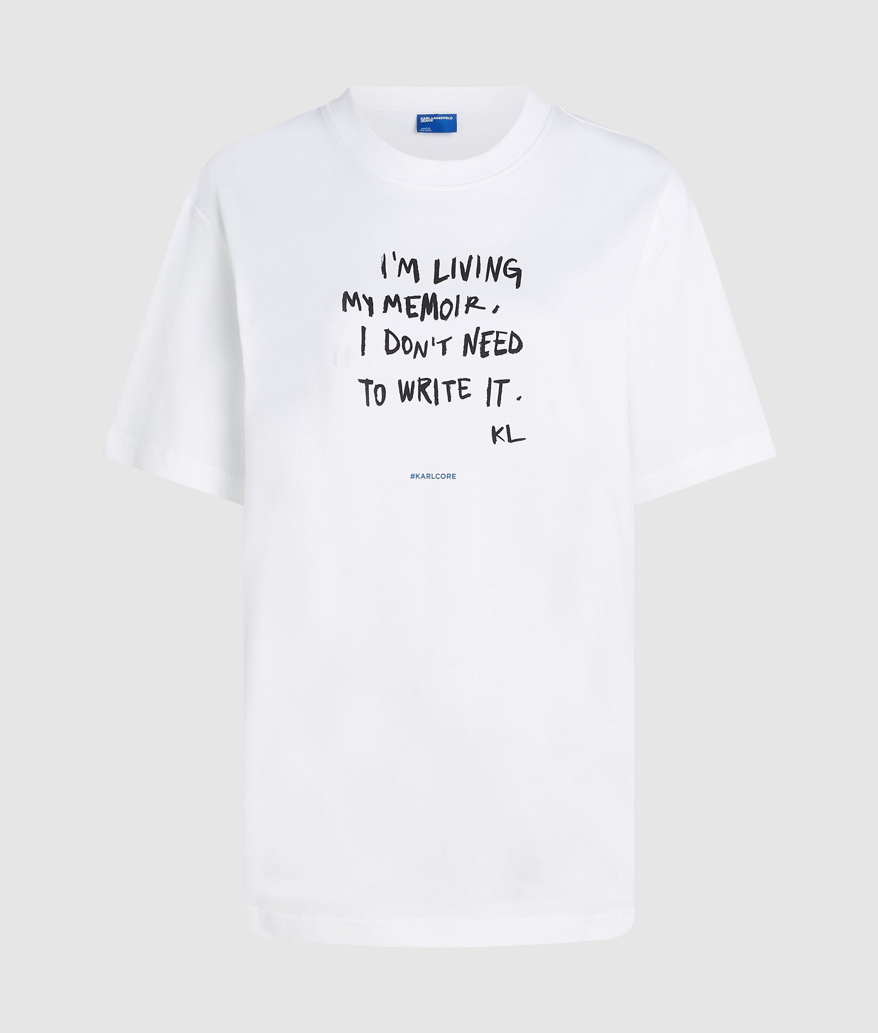 Relaxed Karl quote T-shirt
