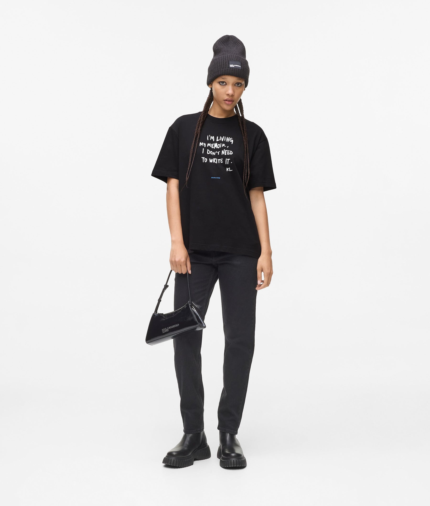 Relaxed Karl quote T-shirt