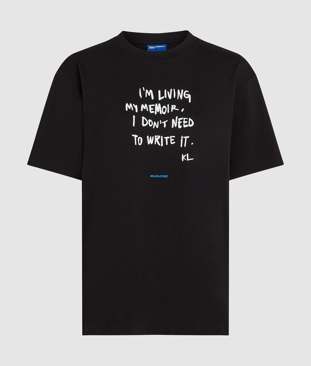 Relaxed Karl quote T-shirt