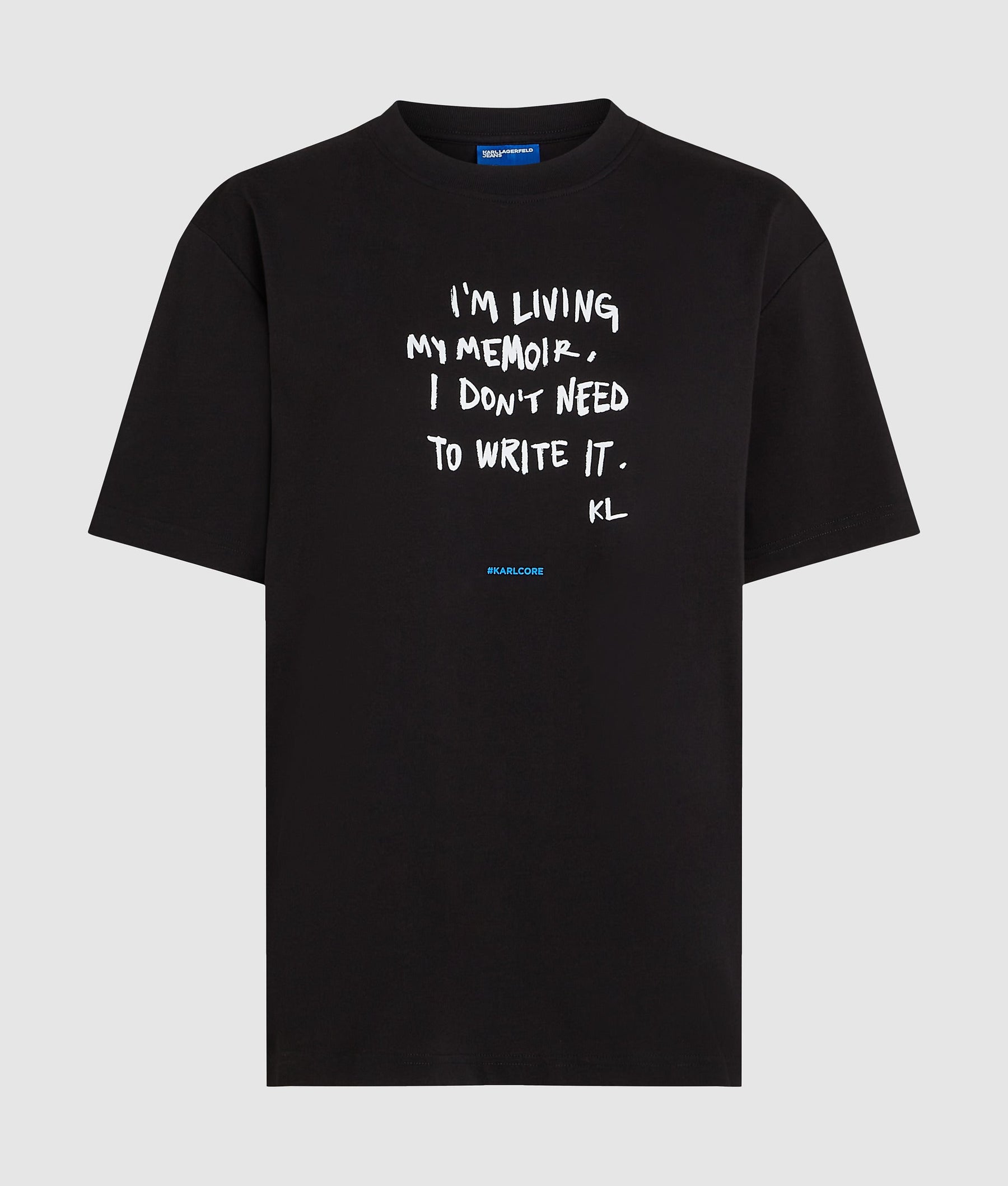Relaxed Karl quote T-shirt