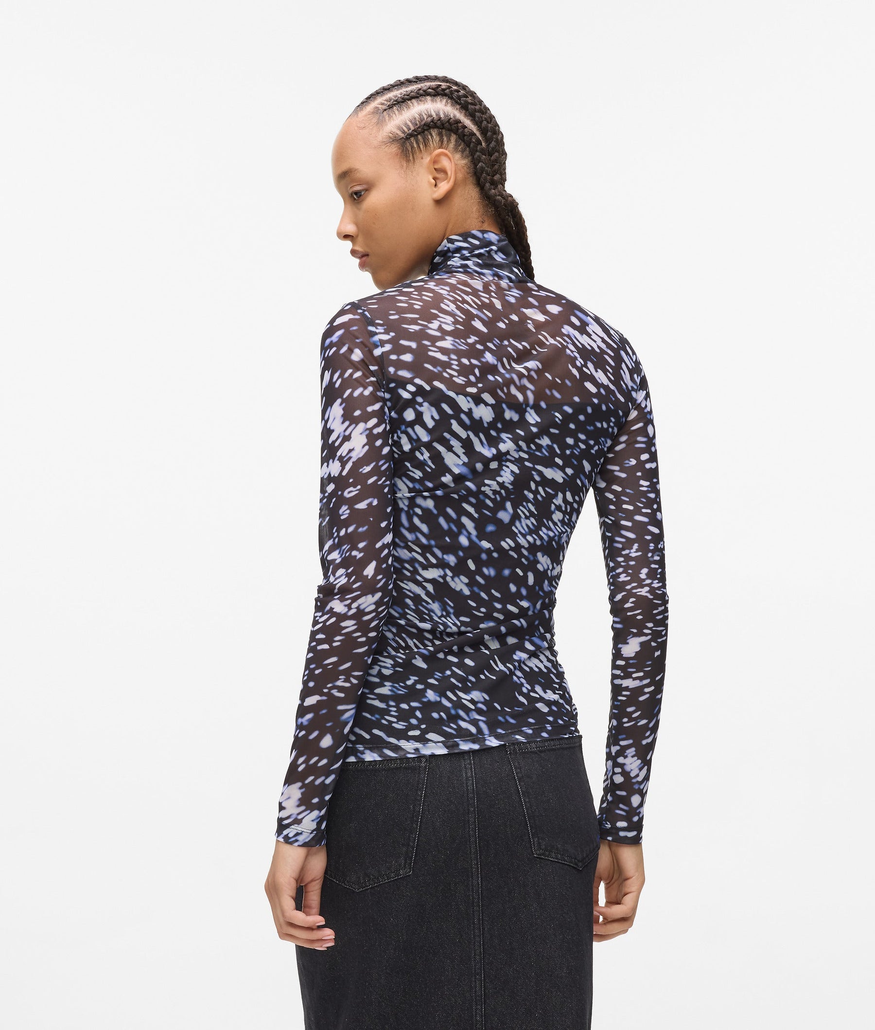 All-over-print mesh top