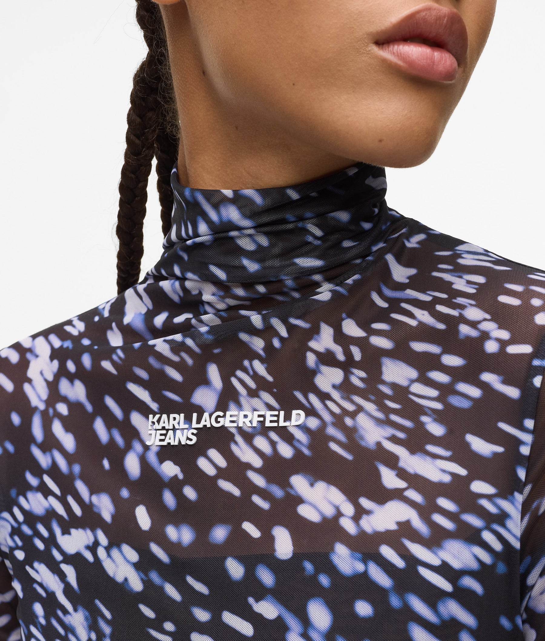 All-over-print mesh top