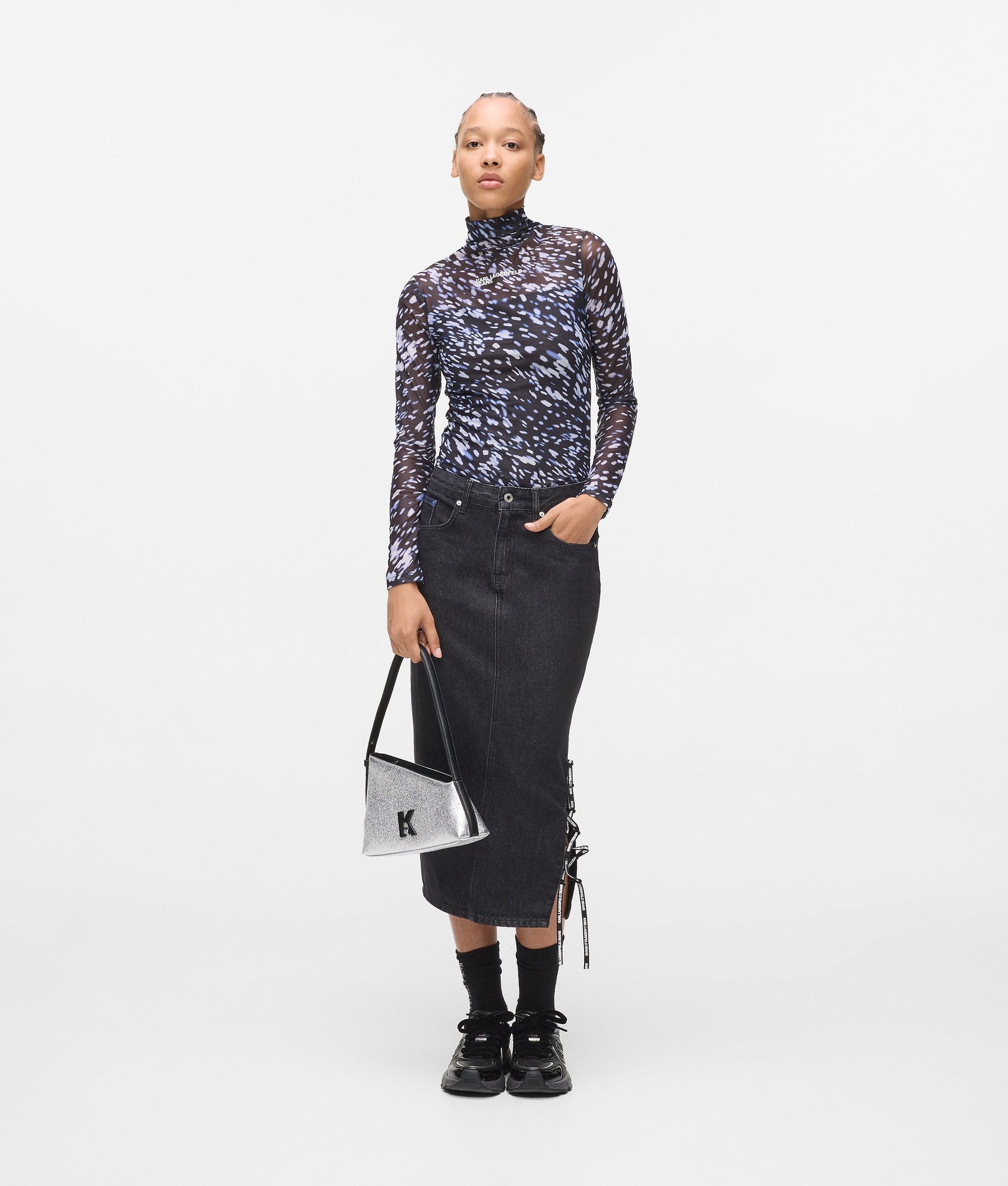 All-over-print mesh top