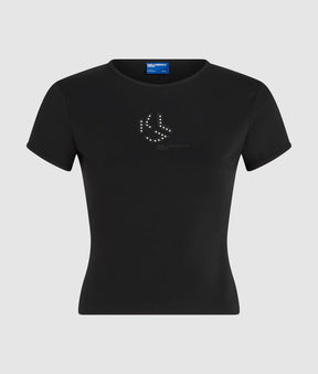 Studded monogram T-shirt