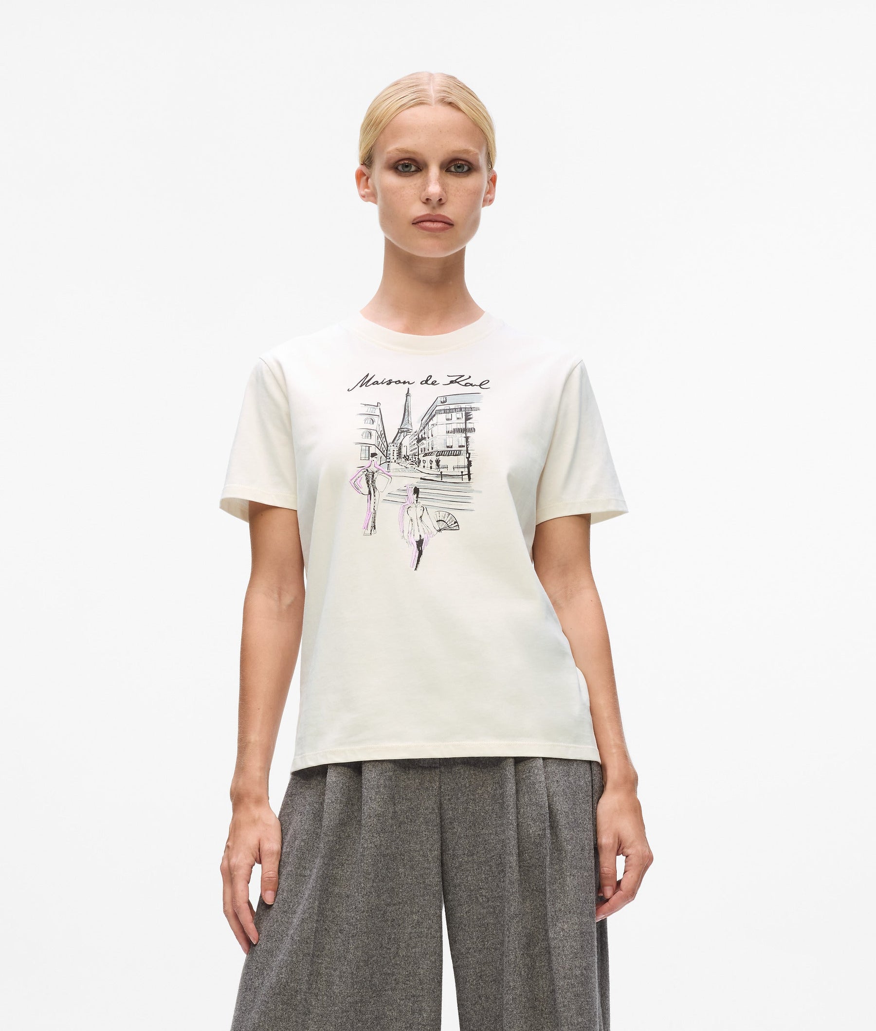 Paris sketch T-shirt