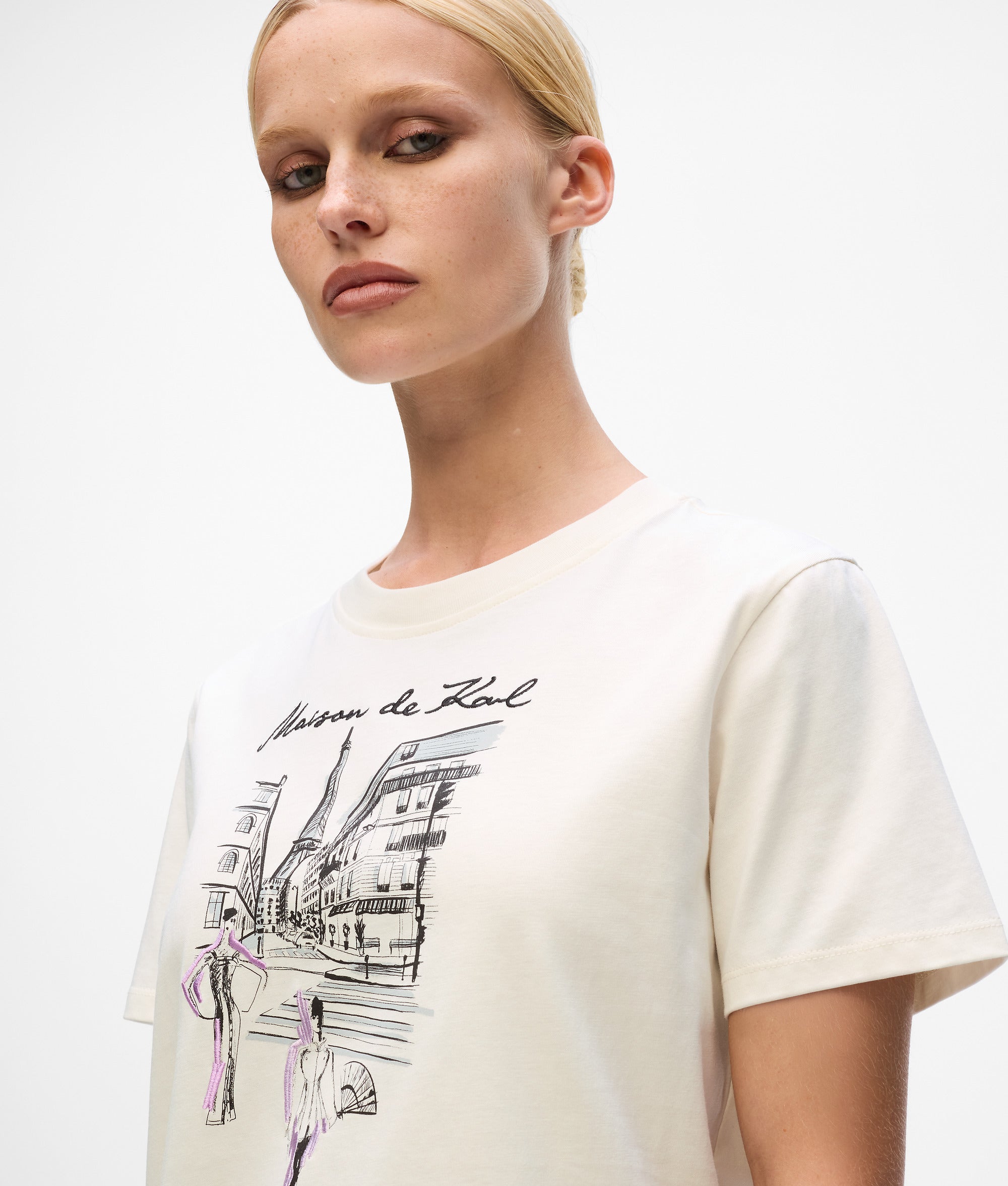 Paris sketch T-shirt