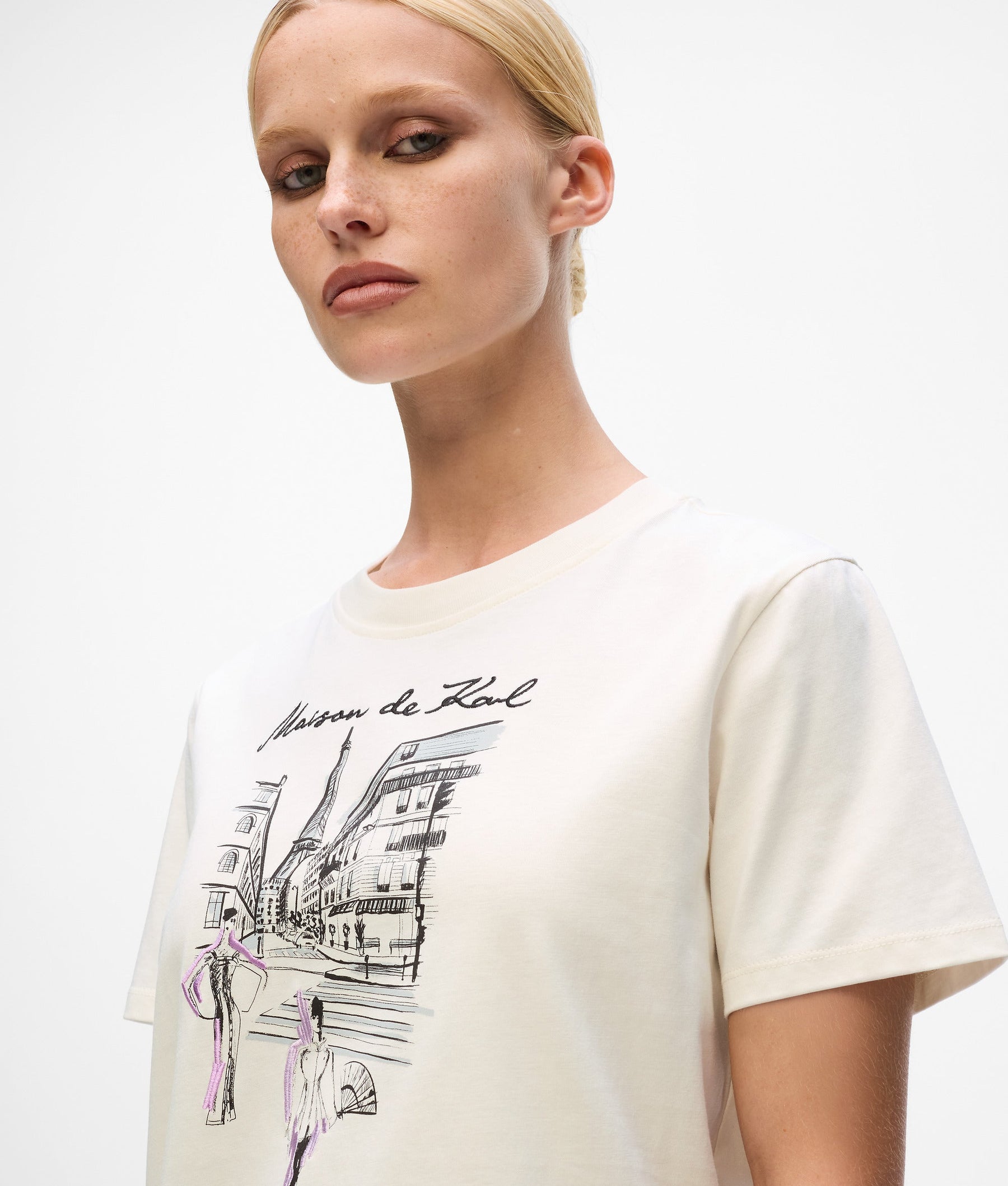 Paris sketch T-shirt